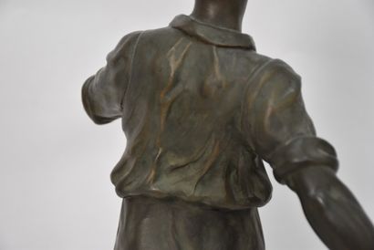 JEUX DE BOULE. 

Joueur de boules anglaises.

Sculpture...
