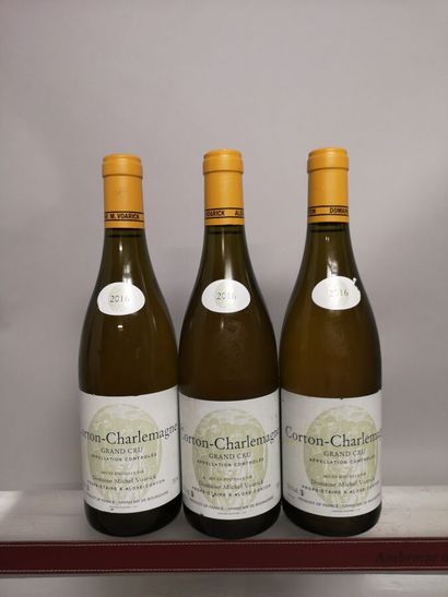 3 bouteilles CORTON CHARLEMAGNE Grand Cru...