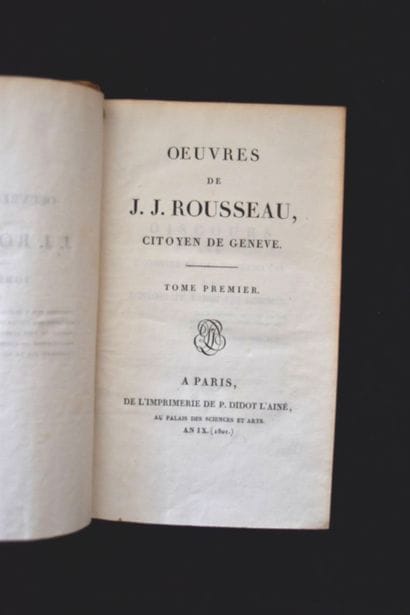 ROUSSEAU Jean Jacques

20 volumes in-8
