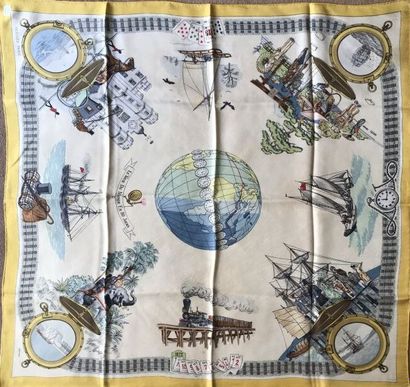 HERMES Paris

Quatre carrés 90 en twill de...