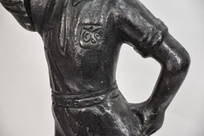 JEUX DE BOULE 

Joueur de boules anglaises.

Sculpture...