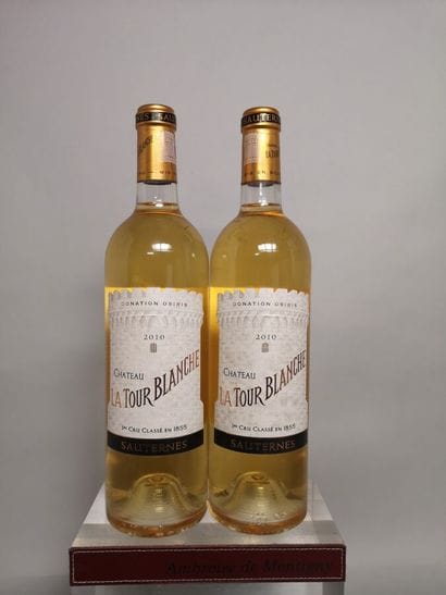 2 bouteilles Château La TOUR BLANCHE - 1er...