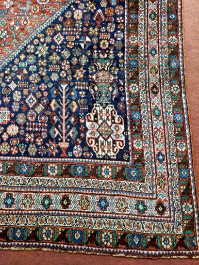 Tapis Yalameh (chaîne et trame en coton,...