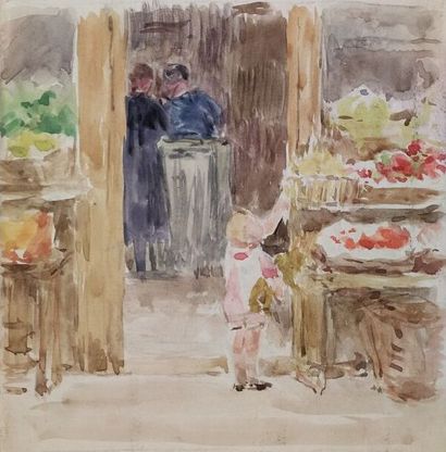 GILBERT Victor (1847-1935)

Le petit gourmand

Aquarelle...