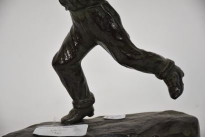 JEUX DE BOULE.

Joueur de boules lyonnaises.

Sculpture...