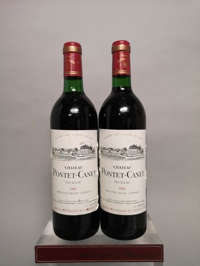 2 bouteilles Château PONTET CANET - 5e Gcc...