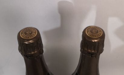 2 bottle CHAMPAGNE Extra Brut 