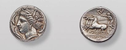 AGATHOCLES (317-289). Tétradrachme. Tête...