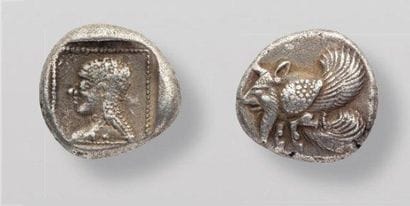 Dynastes de Lycie. UVUG (480-440). Drachme....