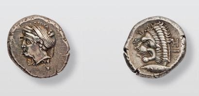 Cyzique. Tétradrachme rhodien. (394-330)....