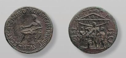CALIGULA (37-41). Sesterce. Rome. (37-38)....