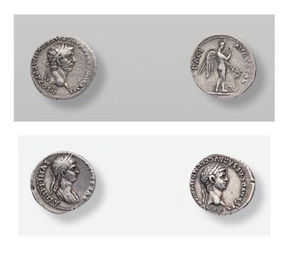 CLAUDE (41-54). Denier. (C. 68). Sa tête...