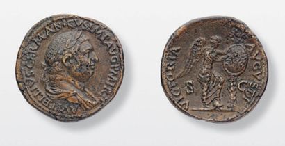 VITELLIUS (69). Sesterce. Buste lauré et...