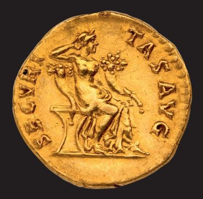 HADRIEN (117-138). Aureus. Rome. (134-138)....