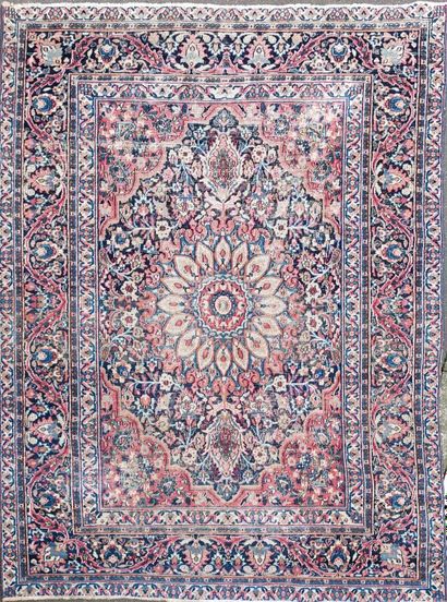 Khorassan carpet (cotton warp and weft, wool...