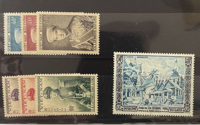 ** Yv. PA N°13 et 22/28 Laos + Viet Nam du...