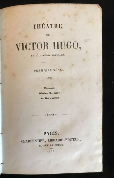 Lot of books of French literature, including...