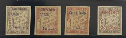 * Yv. CPx N°1,2,4,3b Ivory Coast : Postal...