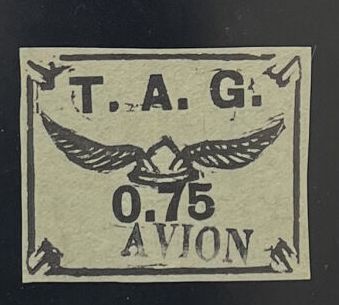 O Yv. PA N°4 Guyana : T.A.G 0,75 obl AVION,...