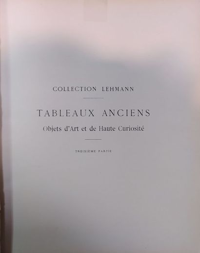 Lot of bound sales catalogs:
- Collections...