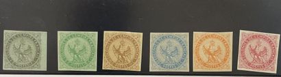 * Yv. N°1/6	Colonies françaises : 6 valeurs....