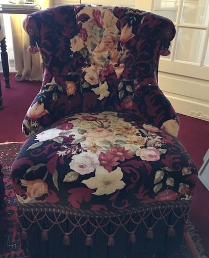 Pair of padded toadstools
Upholstered in...