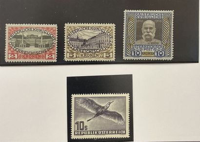**/*Yv. N°115/117* + PA 59 Austria : 4 values....