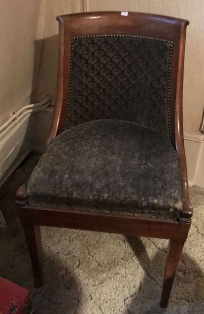 Gondola chair in walnut
Alsace, Restoration...