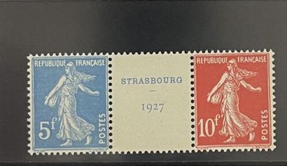 ** Yv. N°241/242 France: Strasbourg 1927,...
