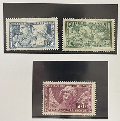 ** Yv. N°252 + 256 + 269 France : Caisse...