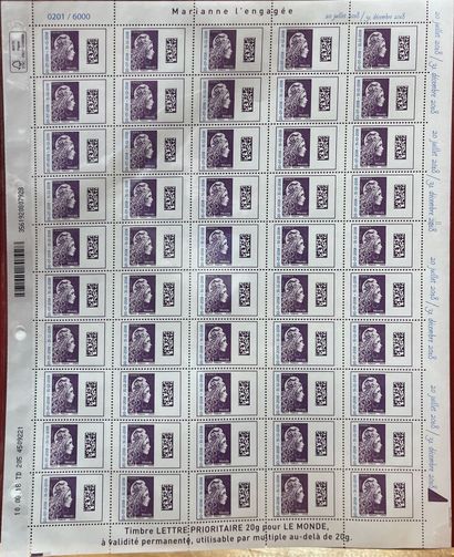 ** France : N°5270/5271, 1603-C1 x2. Marianne...