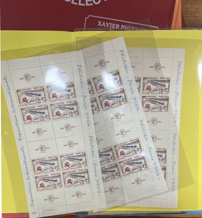 ** France folder : batch of sheets + fgts...