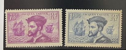 ** Yv. N°296/97 France : Jacques Cartier,...