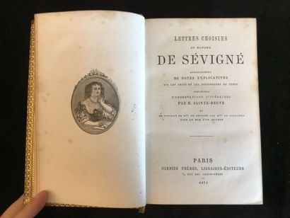 Lot of books of French literature, including...