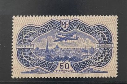 ** Yv. PA N°15	France : 50F burelé, bon centrage...