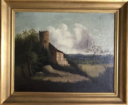 French school end of XIXth century
Landscape...