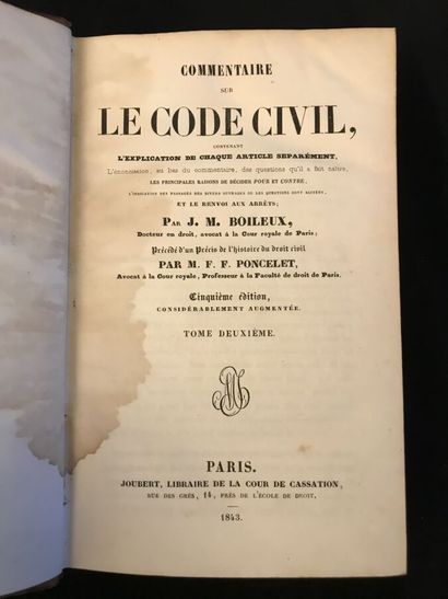 Lot of books on French law, including : 
-AUGIER...