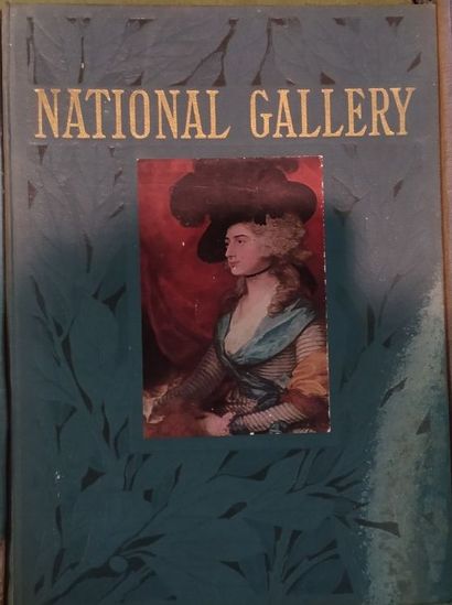 Lot of books on the Uffizi Museum (two volumes),...