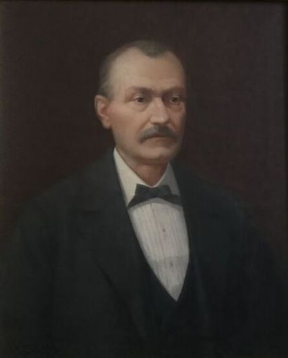 HACQUARD Timothée (1862-1918)
Pair of portraits...