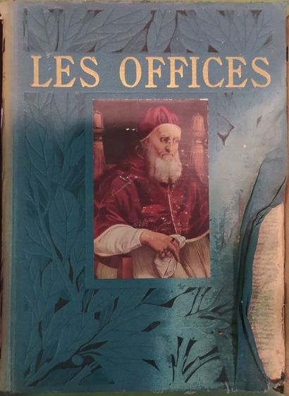 Lot of books on the Uffizi Museum (two volumes),...