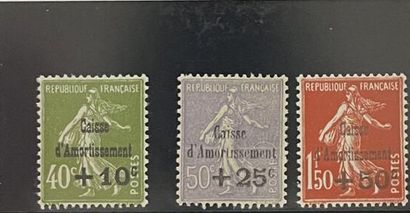 ** Yv. 275/77 France : 5ème série Caisse...