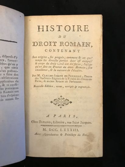 Lot of books on French law, including : 
-AUGIER...