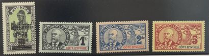 * Yv. 33/35 + 103a	Cote d'Ivoire : Variété...