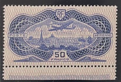 ** Yv. PA N°15	France : 50F burelé, bas de...