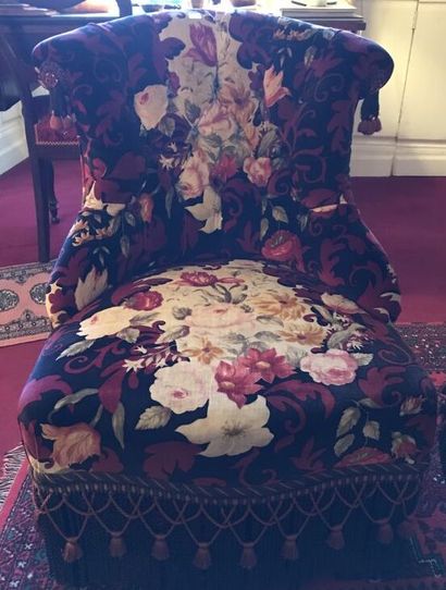 Pair of padded toadstools
Upholstered in...