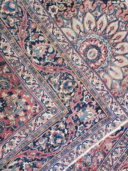 Khorassan carpet (cotton warp and weft, wool...