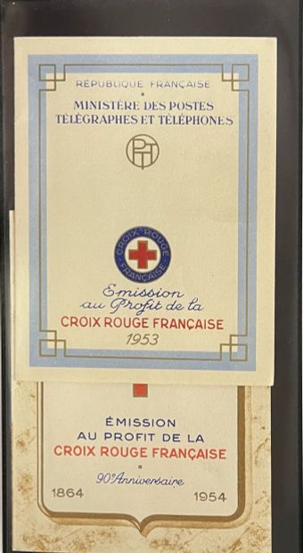 ** Yv. N°2002/2003	France : 2 carnets croix-rouge...
