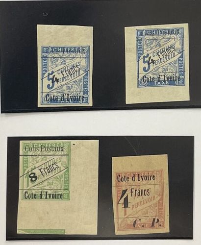 * Yv. CPx N°16,17,21 Cote d'Ivoire : Postal...