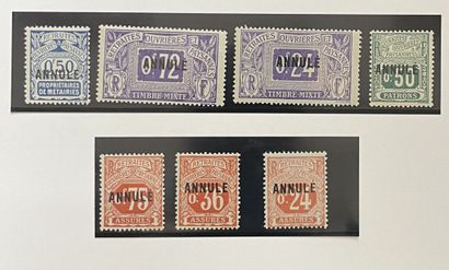 * Yv. Soc. P N°8,9,12 23, 30, 33 et 37	France...