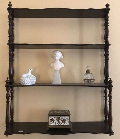 Pair of mahogany wall shelves
Napoleon III...